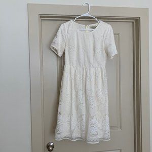 Cream Cotton Dress